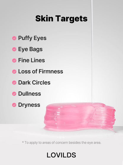 Hydrogel Eye Patches with Peptide + Collagen